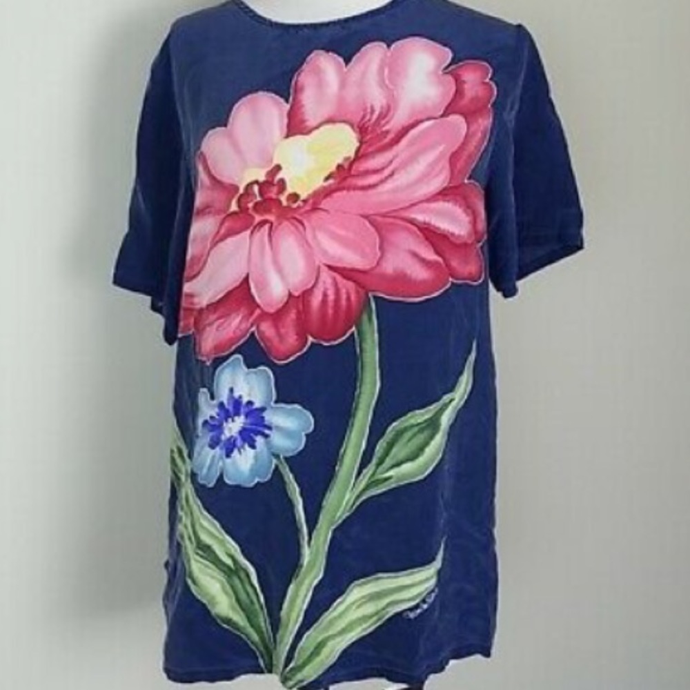 Vintage Silk Diane Von Fustenburg top